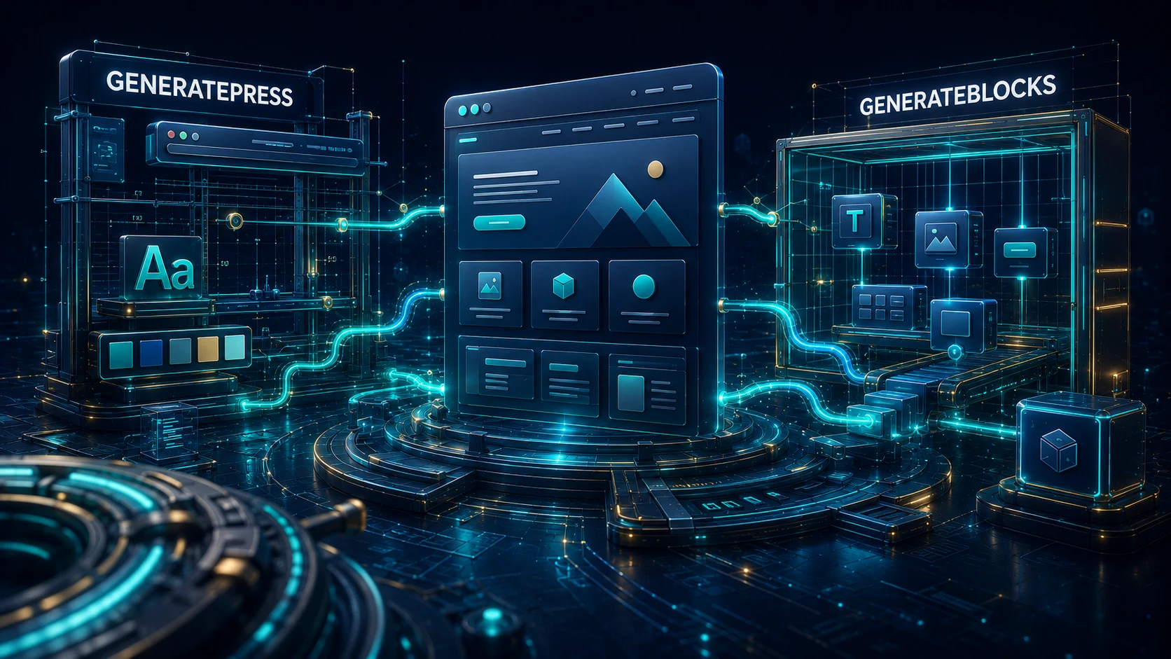 GeneratePress y GenerateBlocks como partes complementarias de una web construida con WordPress